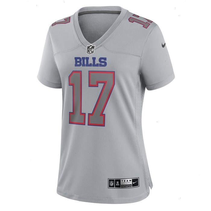 Josh Allen Buffalo Bills Nike Women's Atmosphere Fashion Game Jersey - Gray