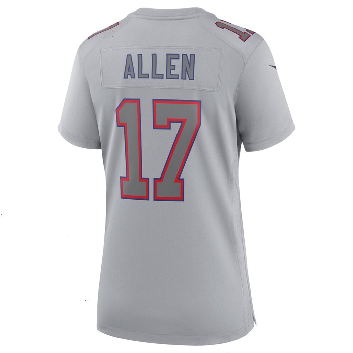 Josh Allen Buffalo Bills Nike Women's Atmosphere Fashion Game Jersey - Gray