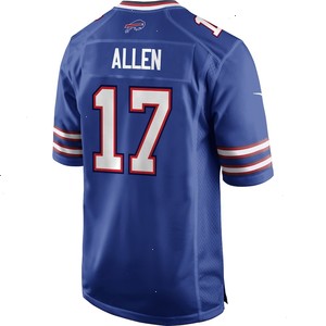 Josh Allen Buffalo Bills Nike Youth Game Jersey - Red