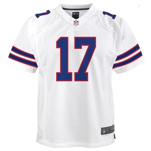 Josh Allen Buffalo Bills Nike Youth Game Jersey - White V1