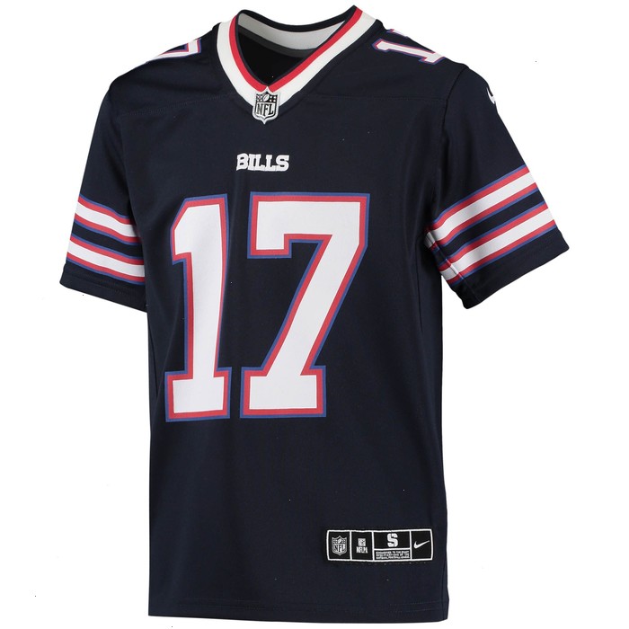 Josh Allen Buffalo Bills Nike Youth Inverted Team Game Jersey - Navy