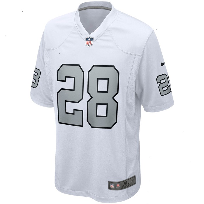 Josh Jacobs Las Vegas Raiders Nike Alternate Game Jersey - White