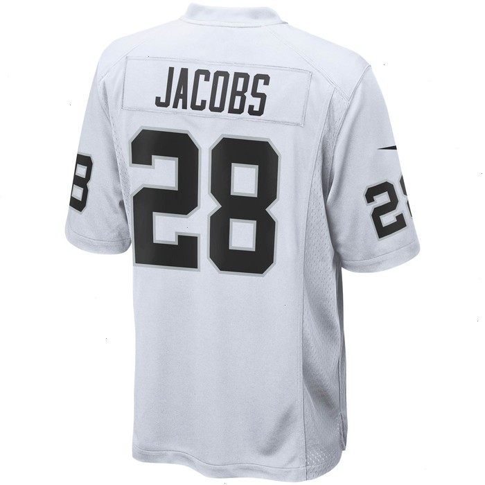 Josh Jacobs Las Vegas Raiders Nike Game Jersey - White