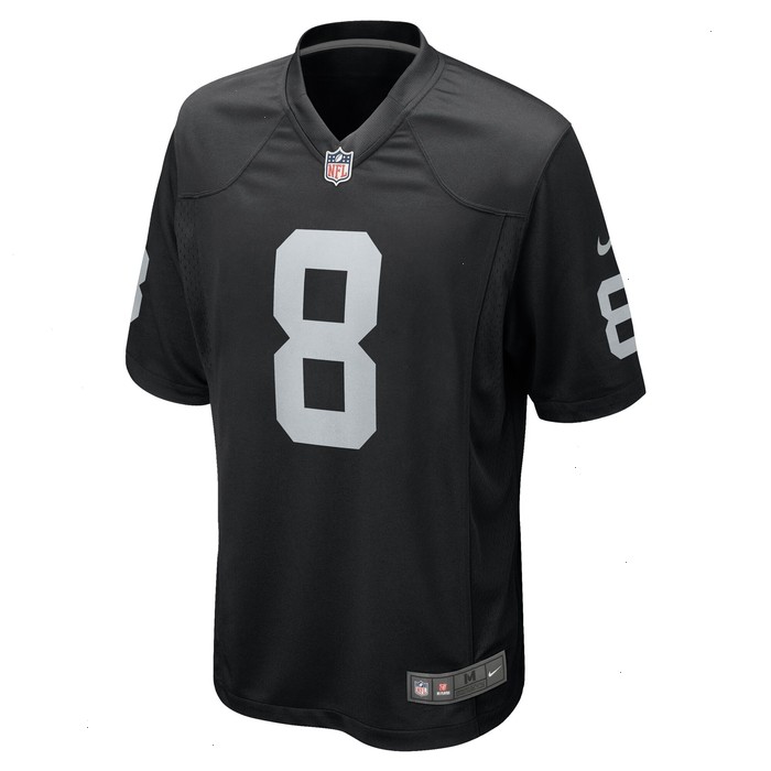 Josh Jacobs Las Vegas Raiders Nike Game Player Jersey - Black V1