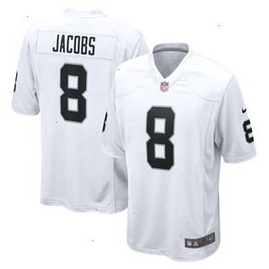 Josh Jacobs Las Vegas Raiders Nike Game Player Jersey - White