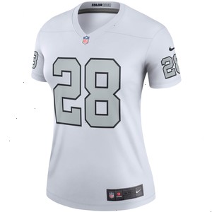 Josh Jacobs Las Vegas Raiders Nike Women's Color Rush Legend Player Jersey - White