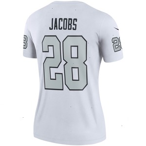 Josh Jacobs Las Vegas Raiders Nike Women's Color Rush Legend Player Jersey - White