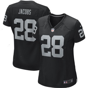 Josh Jacobs Las Vegas Raiders Nike Women's Game Player Jersey - Black V1