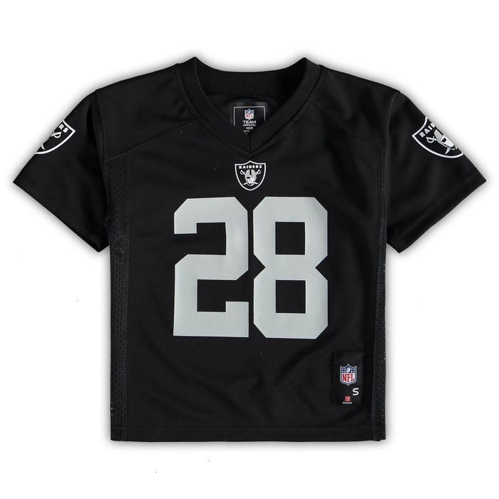 Josh Jacobs Las Vegas Raiders Preschool Replica Player Jersey - Black