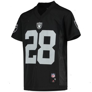 Josh Jacobs Las Vegas Raiders Youth Replica Player Jersey - Black