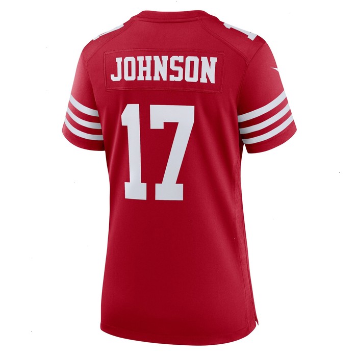 Josh Johnson San Francisco 49ers Nike Women's Home Game Player Jersey - Scarlet