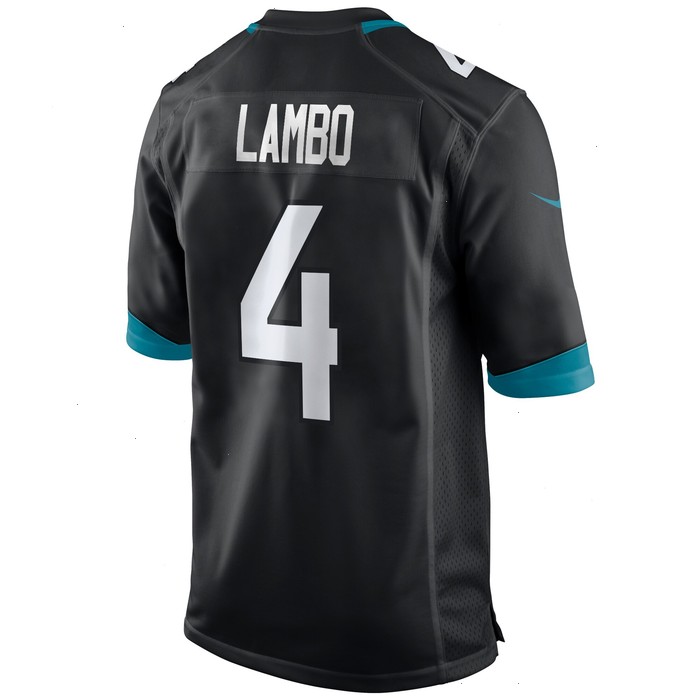 Josh Lambo Jacksonville Jaguars Nike Game Jersey - Black