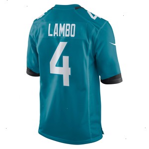 Josh Lambo Jacksonville Jaguars Nike Game Jersey - Teal