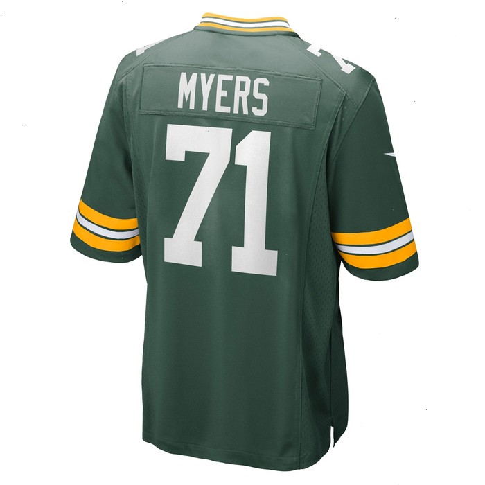 Josh Myers Green Bay Packers Nike Game Jersey - Green