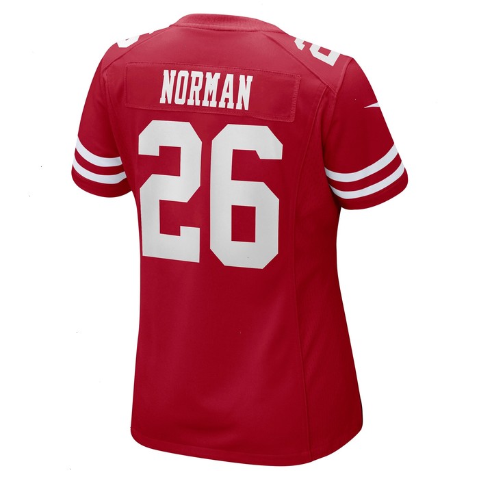 Josh Norman San Francisco 49ers Nike Women's Game Player Jersey - Scarlet