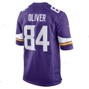 Josh Oliver Minnesota Vikings Nike Game Player Jersey - Purple