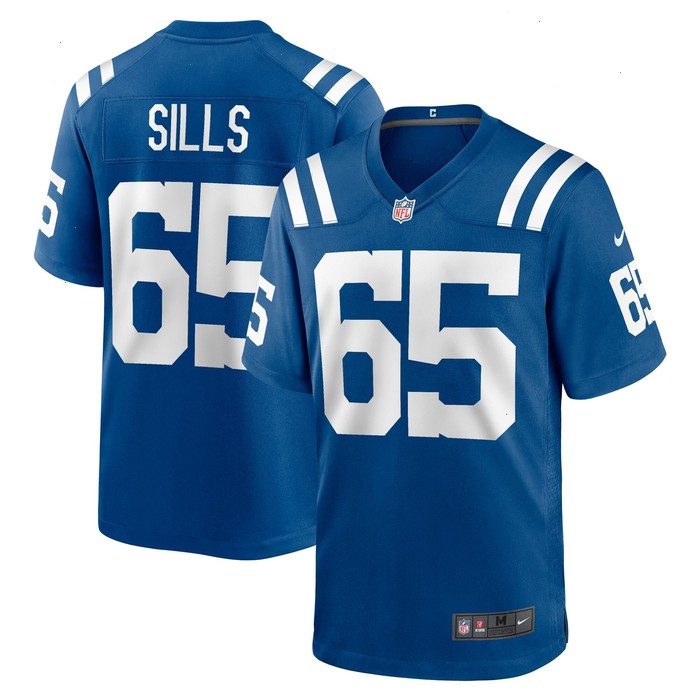 Josh Sills Indianapolis Colts Nike Team Game Jersey - Royal V1