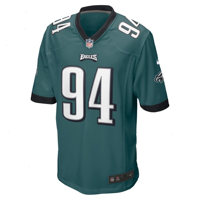 Josh Sweat Philadelphia Eagles Nike Game Jersey - Midnight Green