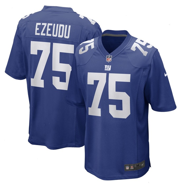 Joshua Ezeudu New York Giants Nike Game Player Jersey - Royal