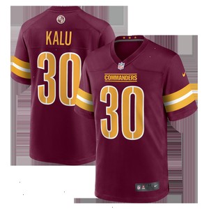 Joshua Kalu Washington Commanders Nike Game Jersey - Burgundy