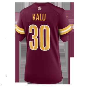 Joshua Kalu Washington Commanders Nike Women's Game Jersey - Burgundy