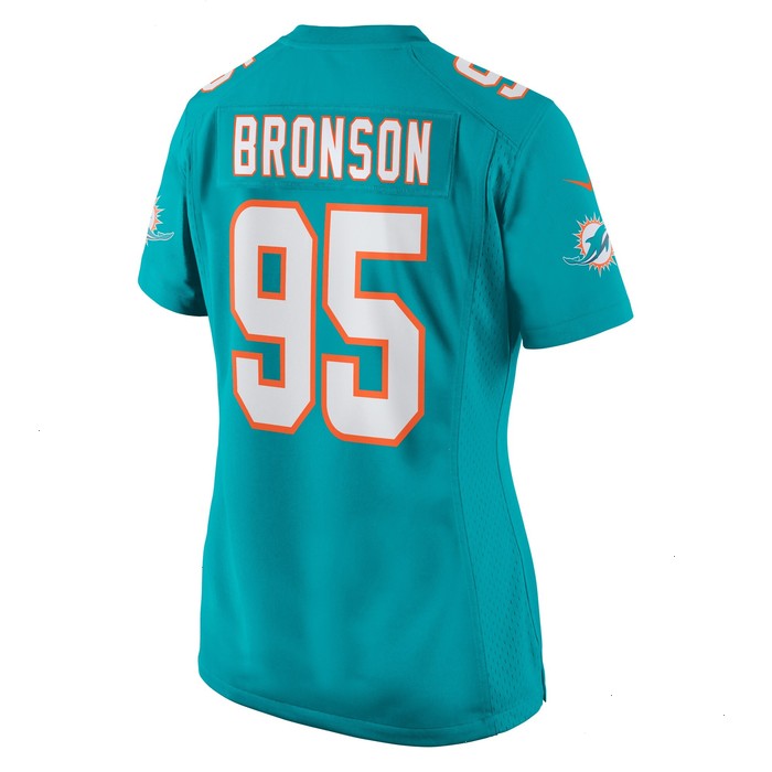 Josiah Bronson Miami Dolphins Nike Women's Home Game Player Jersey - Aqua