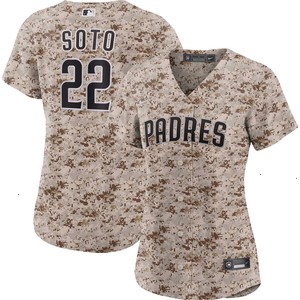 Juan Soto San Diego Padres Nike Women's USMC Alternate Replica Player Jersey - Camo