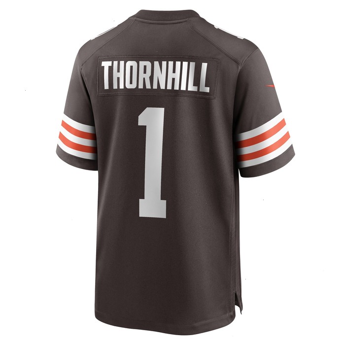 Juan Thornhill Cleveland Browns Nike Game Player Jersey - Brown