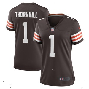 Juan Thornhill Cleveland Browns Nike Women's Nike Women's All Player Jersey - Brown