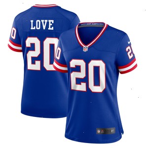 Julian Love New York Giants Nike Women's Classic Player Game Jersey - Royal