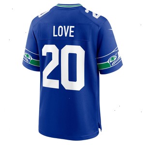 Julian Love Seattle Seahawks Nike Throwback Player Game Jersey - Royal