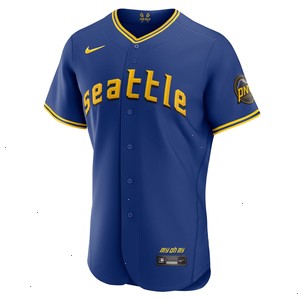 Julio Rodriguez Seattle Mariners Nike 2023 City Connect Authentic Player Jersey - Royal