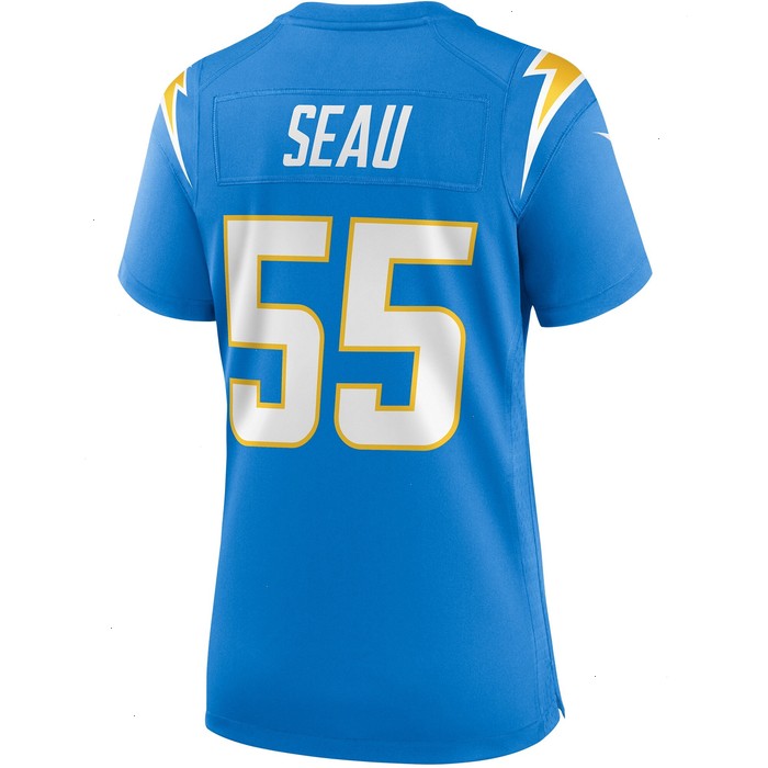 Junior Seau Los Angeles Chargers Nike Women's Game Retired Player Jersey - Powder Blue