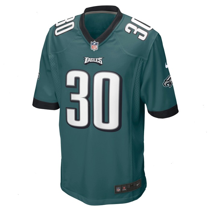 Justin Evans Philadelphia Eagles Nike Game Player Jersey - Midnight Green