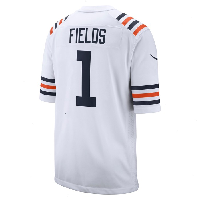 Justin Fields Chicago Bears Nike 2021 NFL Draft First Round Pick Alternate Classic Game Jersey - White