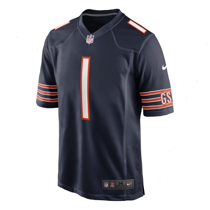 Justin Fields Chicago Bears Nike Game Jersey - Navy