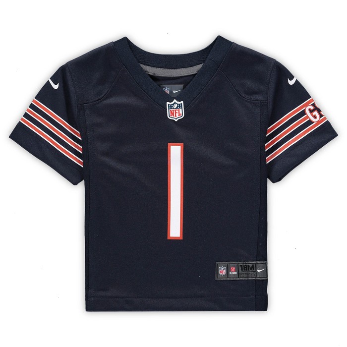 Justin Fields Chicago Bears Nike Infant Game Jersey - Navy