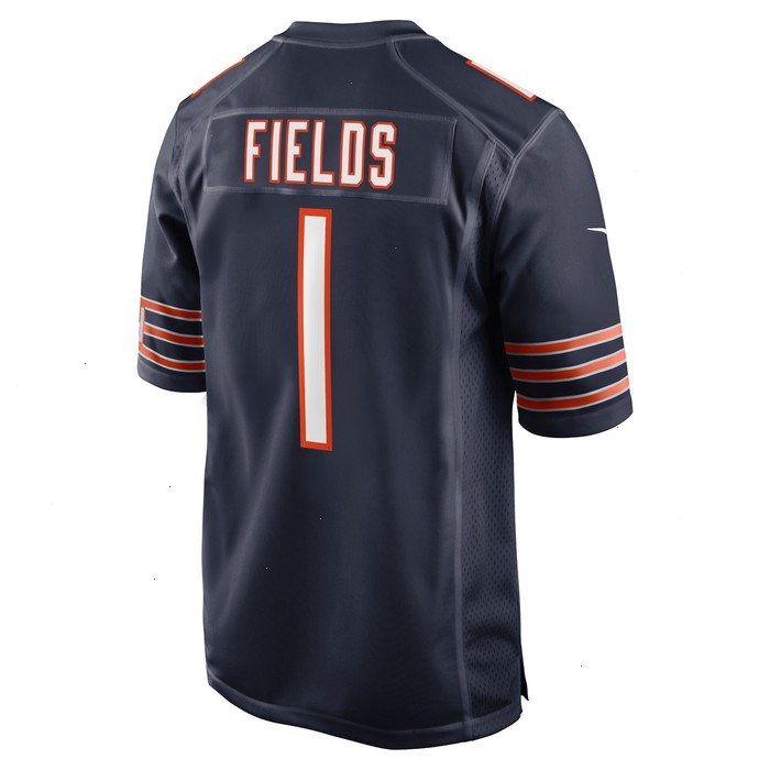 Justin Fields Chicago Bears Nike Player Game Jersey - Navy