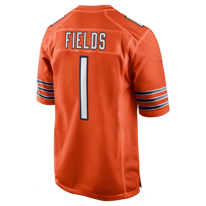 Justin Fields Chicago Bears Nike Player Game Jersey - Orange