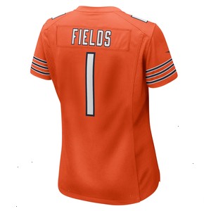 Justin Fields Chicago Bears Nike Women's Game Jersey - Orange