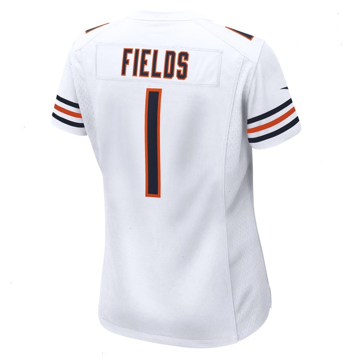 Justin Fields Chicago Bears Nike Women's Game Jersey - White