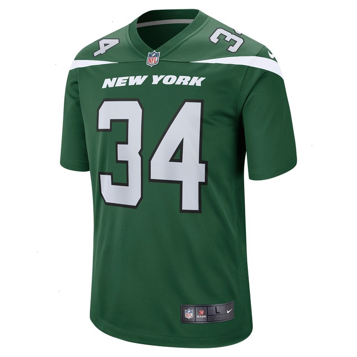 Justin Hardee New York Jets Nike Game Jersey - Gotham Green