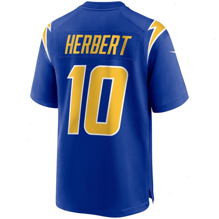 Justin Herbert Los Angeles Chargers Nike 2nd Alternate Game Jersey - Royal