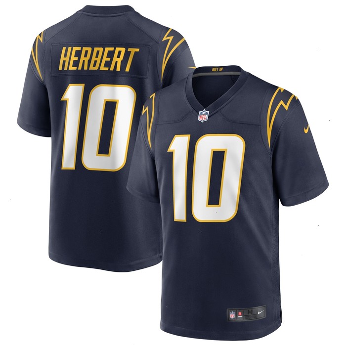 Justin Herbert Los Angeles Chargers Nike Alternate Game Jersey - Navy