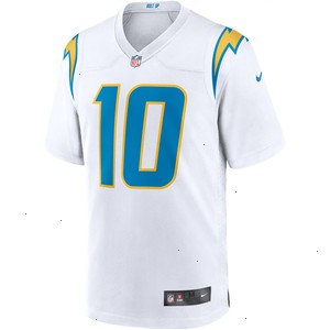 Justin Herbert Los Angeles Chargers Nike Game Jersey - White