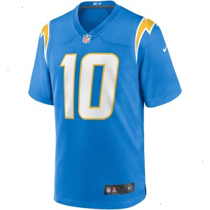 Justin Herbert Los Angeles Chargers Nike Player Game Jersey - Powder Blue