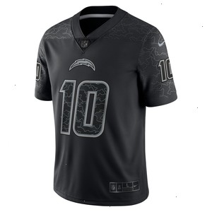 Justin Herbert Los Angeles Chargers Nike RFLCTV Limited Jersey - Black