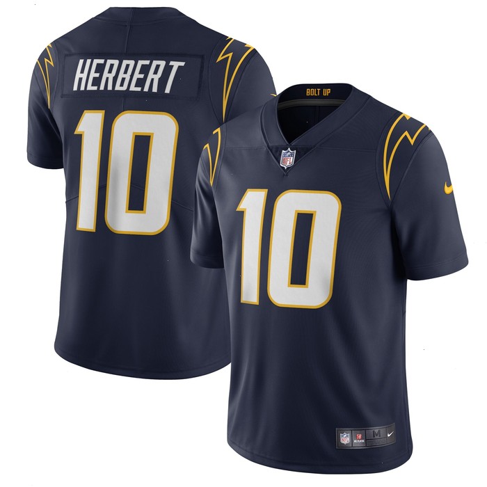 Justin Herbert Los Angeles Chargers Nike Vapor Limited Jersey - Navy