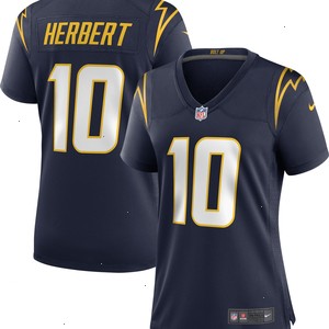 Justin Herbert Los Angeles Chargers Nike Women's Alternate Game Jersey - Navy