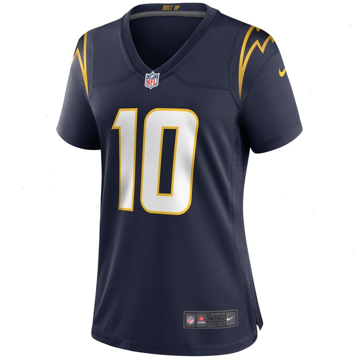 Justin Herbert Los Angeles Chargers Nike Women's Alternate Game Jersey - Navy